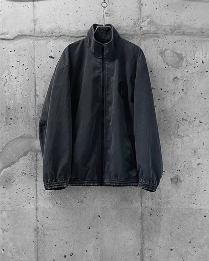 GRAYSCALE STAND COLLAR BLOUSON / mù_lab.#002