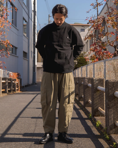 HIGH NECK SWEAT SHIRT /  SUPIMA COTTON LOOP BACK