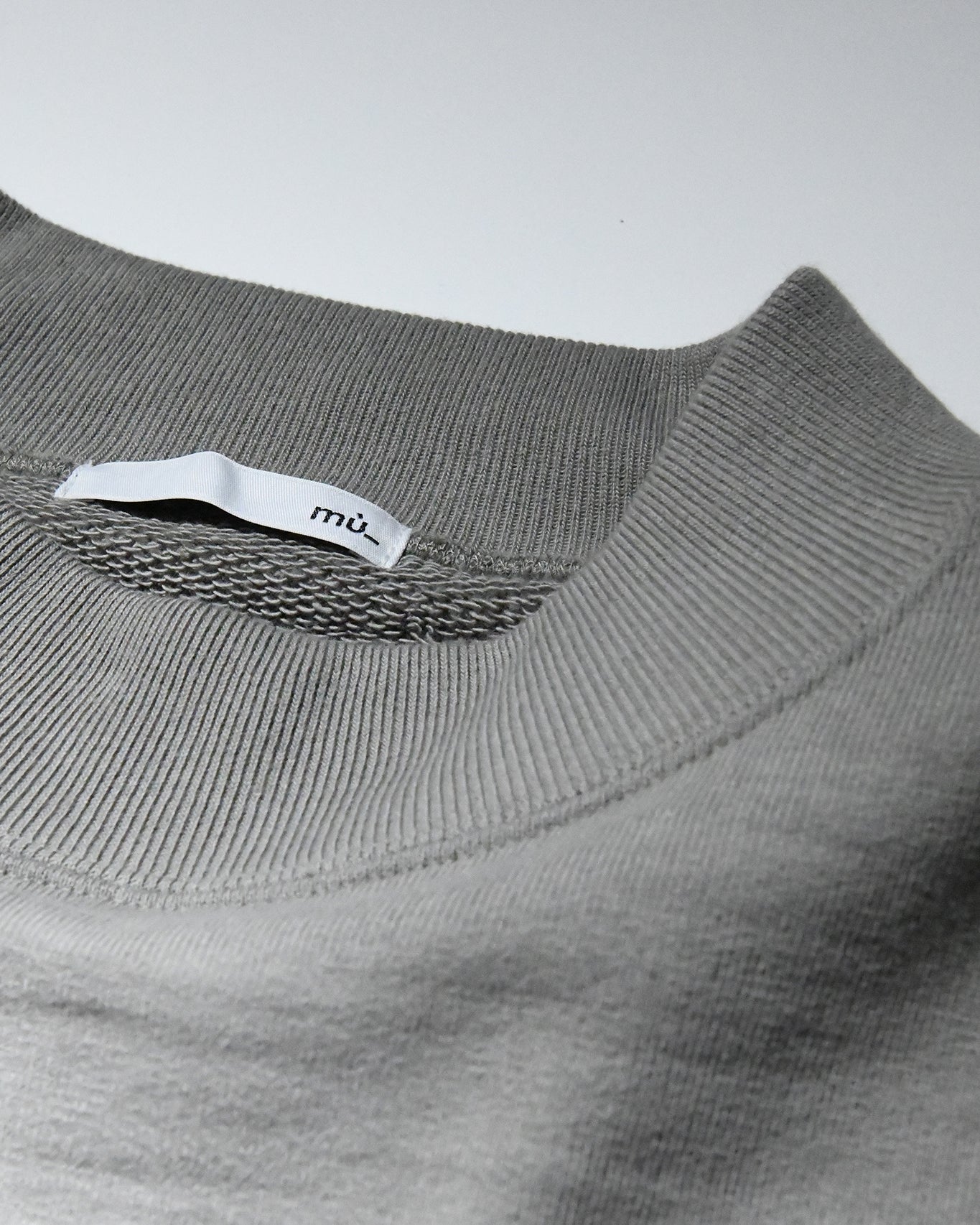 HIGH NECK SWEAT SHIRT / SUPIMA COTTON LOOP BACK