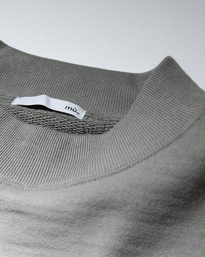 HIGH NECK SWEAT SHIRT / SUPIMA COTTON LOOP BACK