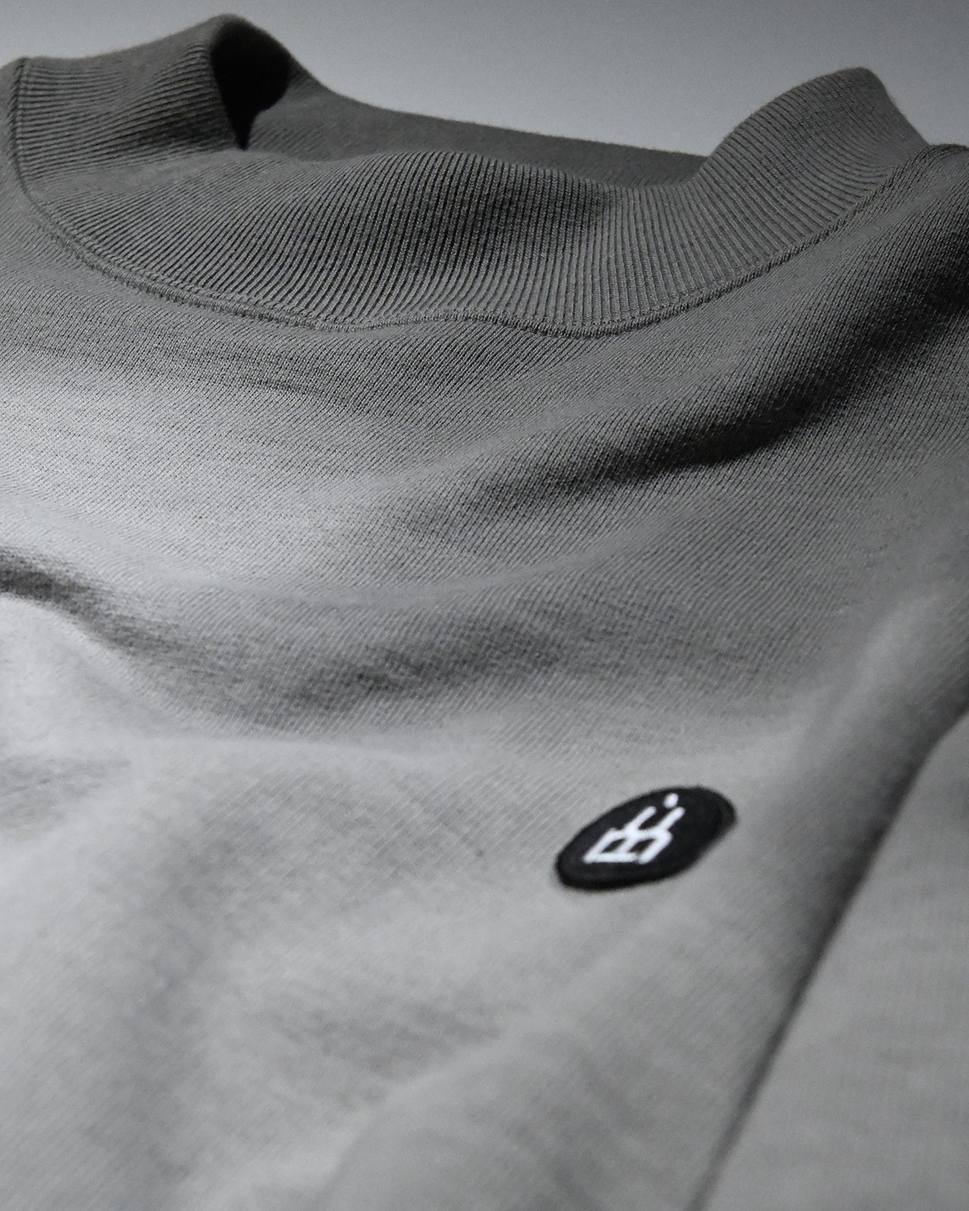 HIGH NECK SWEAT SHIRT / SUPIMA COTTON LOOP BACK