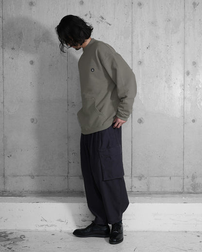 HIGH NECK SWEAT SHIRT / SUPIMA COTTON LOOP BACK