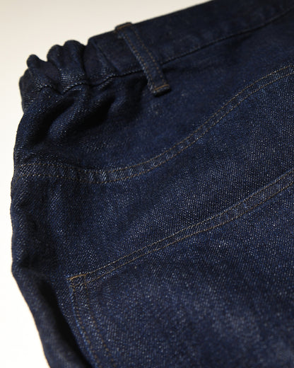 WIDE TAPERED DENIM TROUSERS（ワイドテーパードデニムトラウザース） | mù_