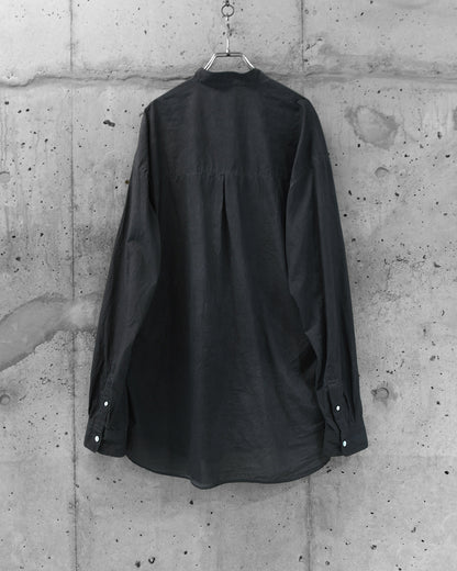 BOTCHED DYE WING COLLAR SHIRT